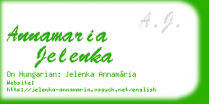 annamaria jelenka business card