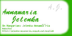 annamaria jelenka business card